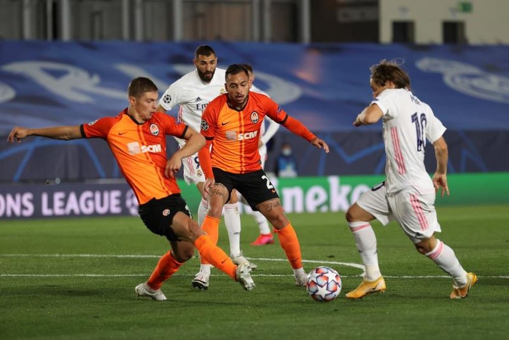 Luka Modric falou após a derrota do Real Madrid. EFE/JuanJo Martín