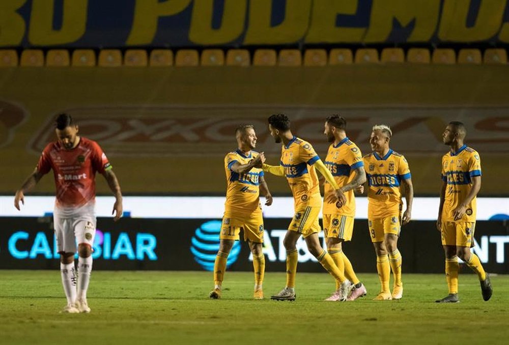 Quiñones y Sierra, bajas en Tigres para la CONCACAF Champions League. EFE