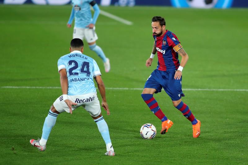Levante y Celta empataron en el Ciutat de València