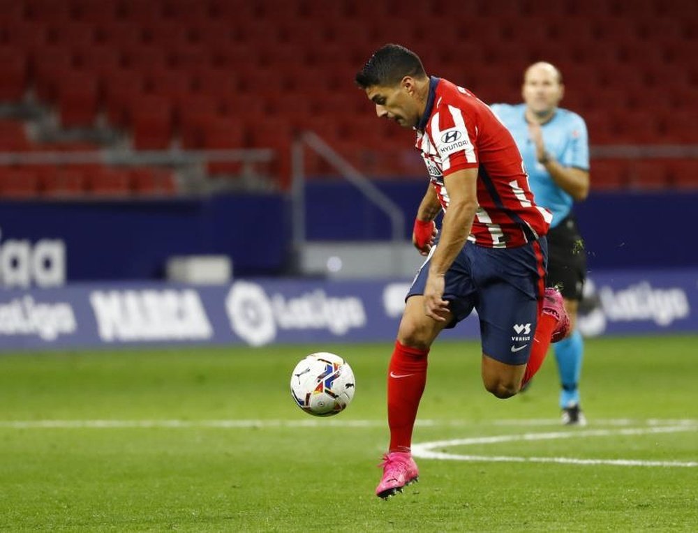 Luis Suárez espera poder regresar con el Atlético de Madrid cuanto antes. EFE