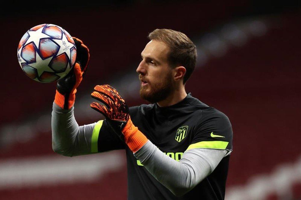 Oblak fue galardonado como mejor deportista esloveno de 2020. EFE