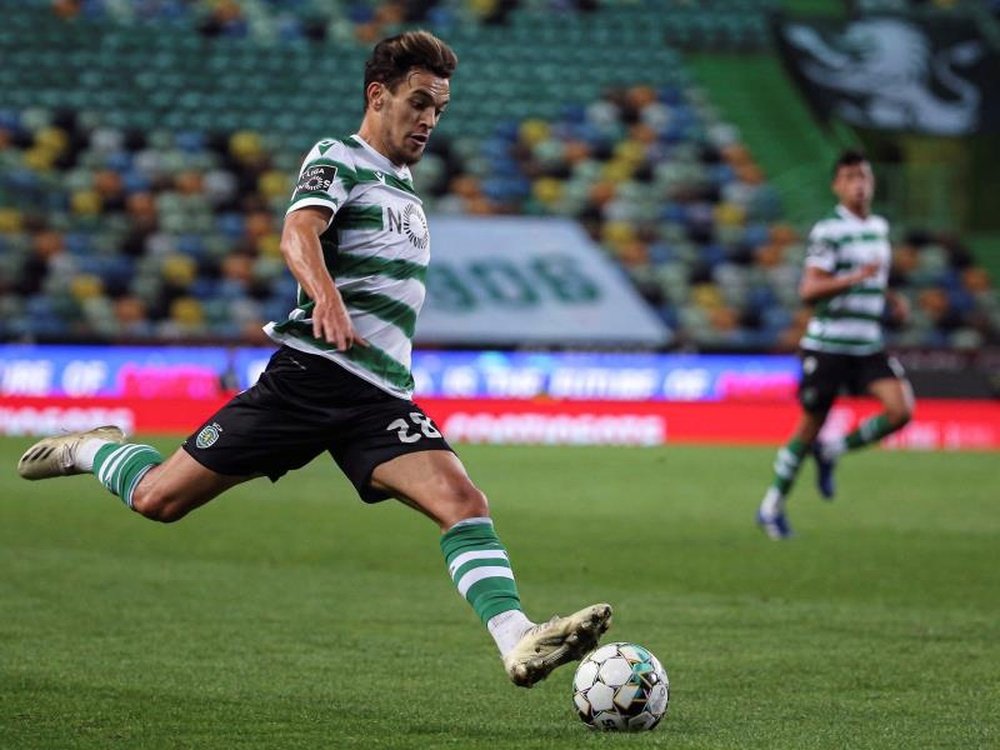 Sporting abre o Campeonato com golaços de Pote.AFP