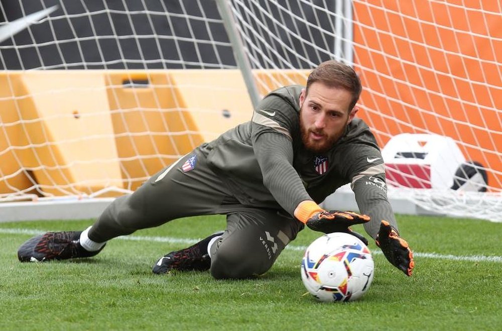Oblak is always very calm during matches. EFE