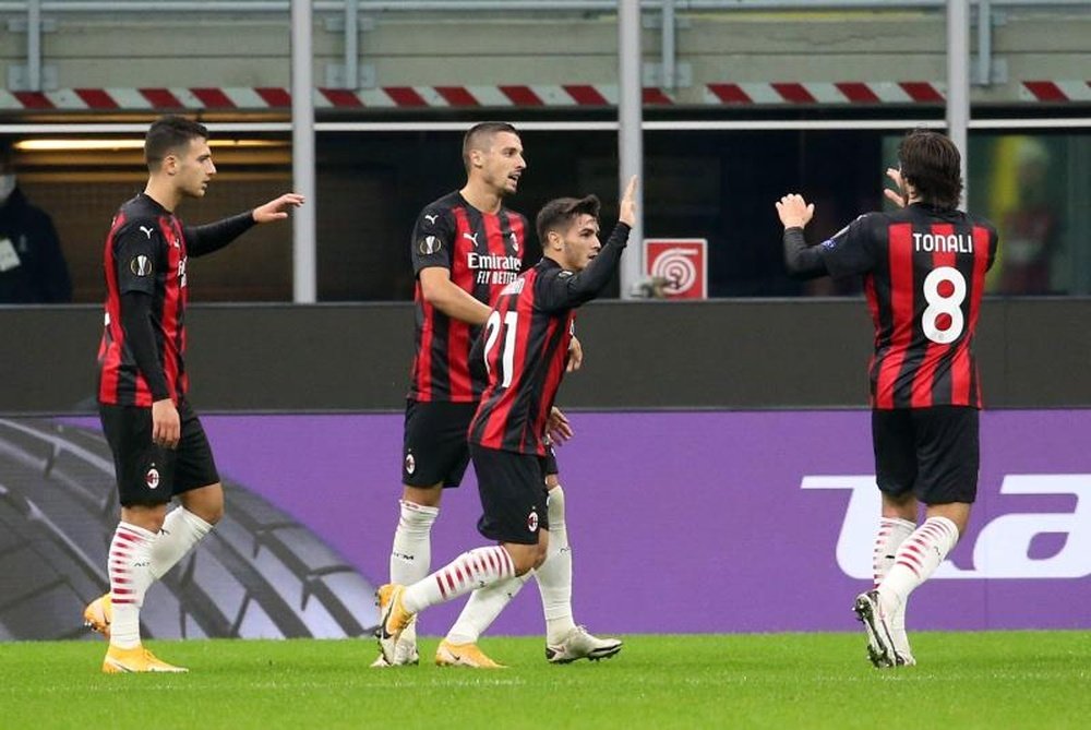 El Milan también gana sin los goles de Ibrahimovic. Captura/MovistarLigadeCampeones