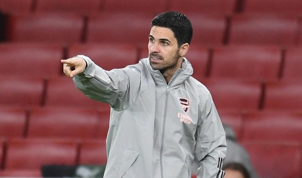 Arteta wasn't happy that the incident was leaked. EFE