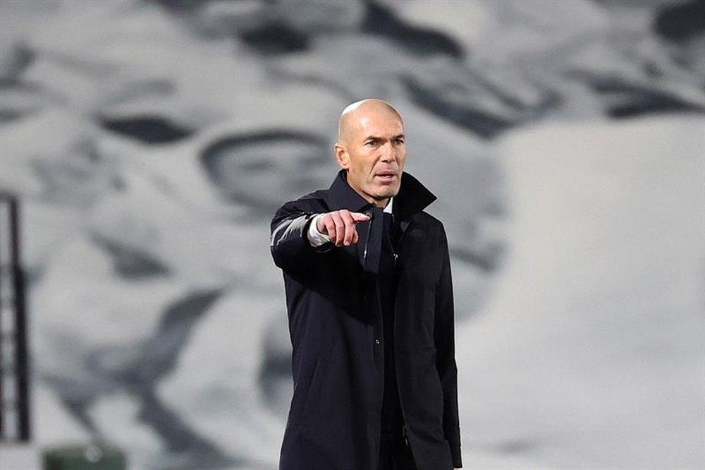 Zidane en conférence de presse. efe