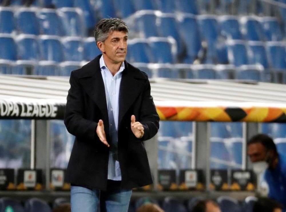L'entraîneur de la Real Sociedad reste lucide. EFE