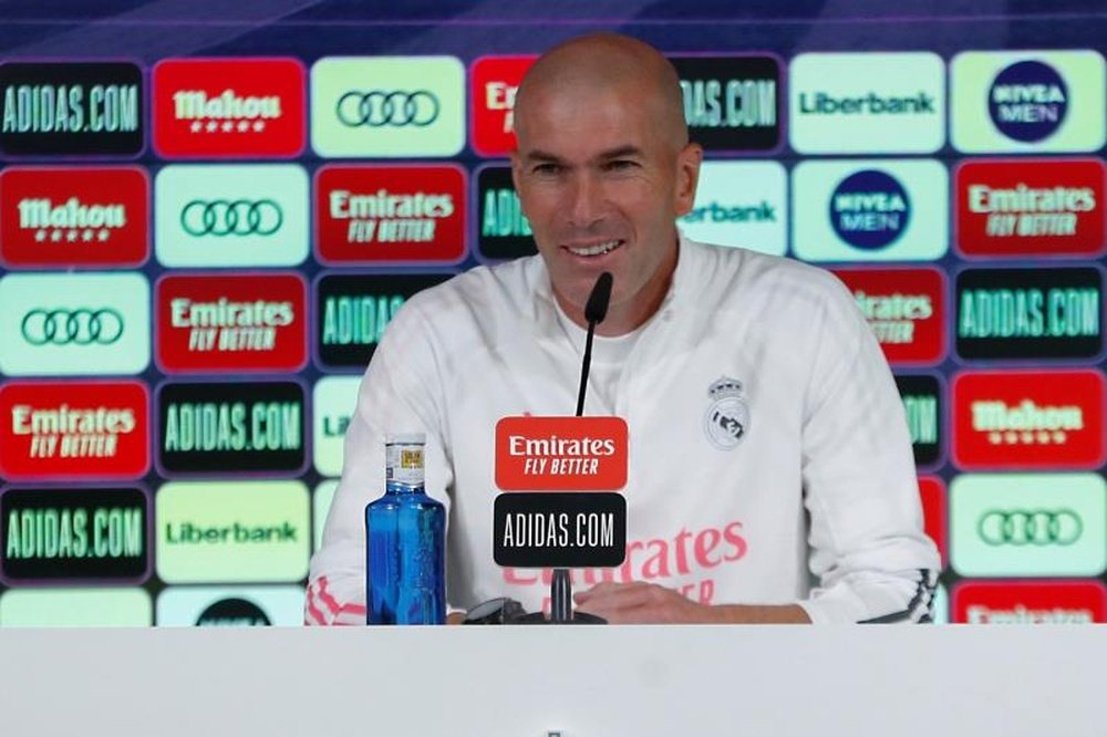 Zidane en conférence de presse. efe