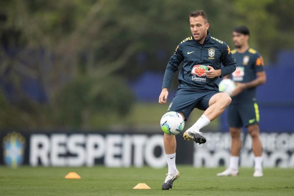 Arthur suena para jugar en Francia. EFE/Lucas Figueiredo