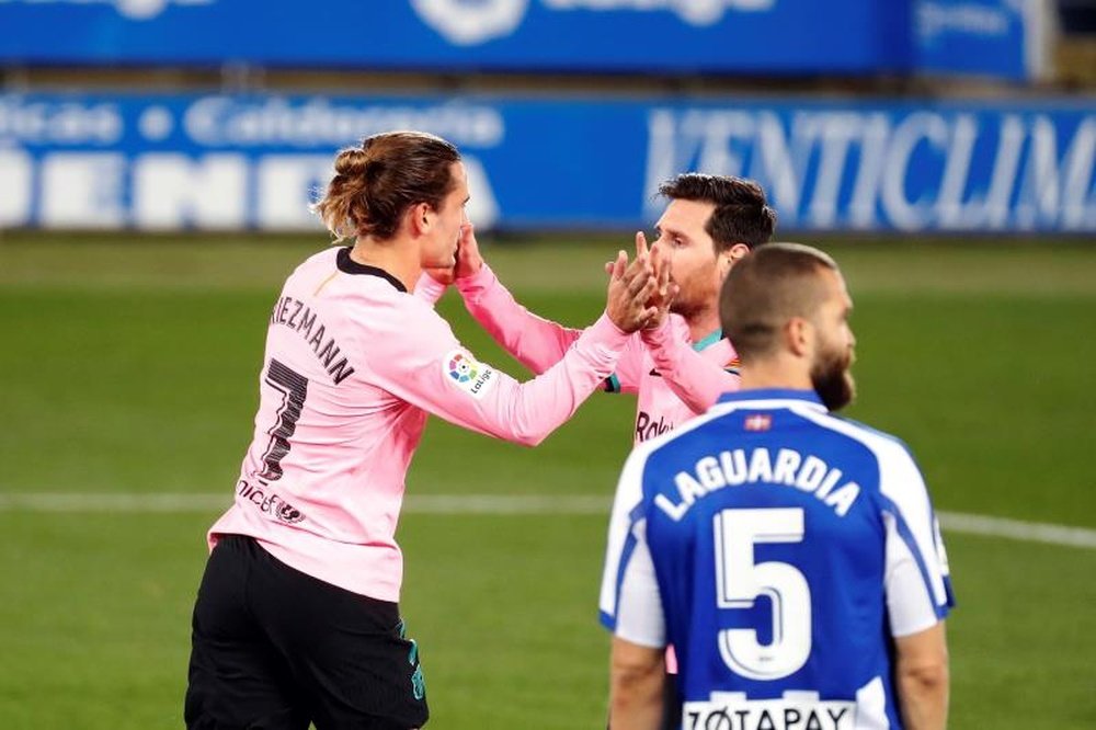 Griezmann has had a tough time at Barca. EFE