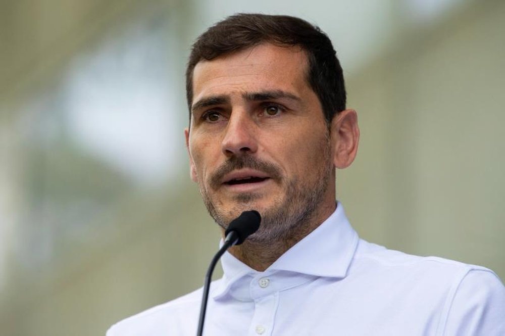 Iker Casillas está de volta ao clube merengue. EFE/RUI FARINHA