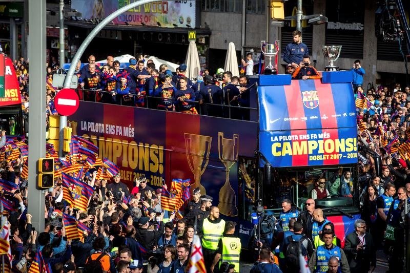 El plan del Barça si se proclama campeón. EFE