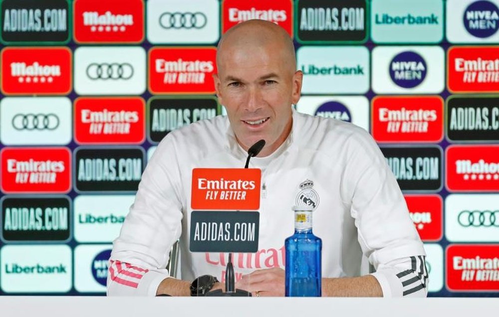 Zidane auguró un choque duro ante el Granada. EFE