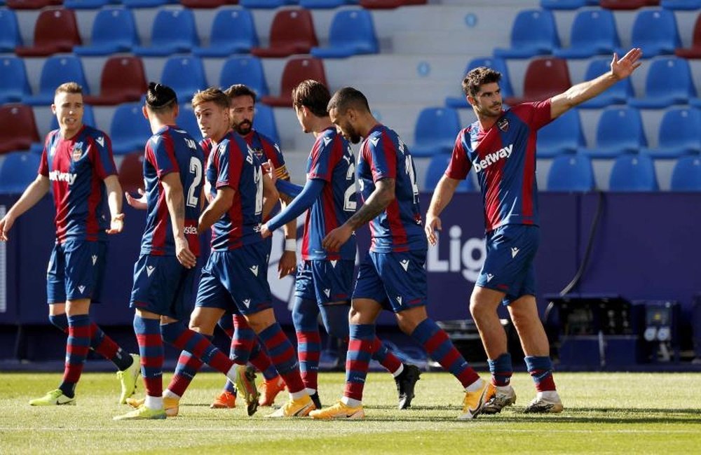 Gonzalo Melero striker for Levante scored. EFE