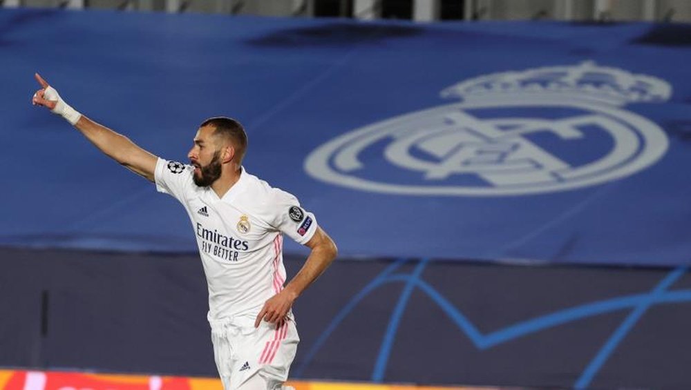 Karim Benzema é possível desfalque do Real Madrid contra a Inter de Milão. EFE/JuanJo Martín/Arquivo