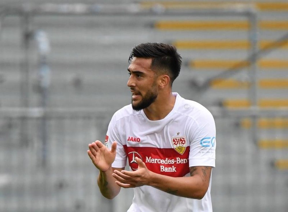 Nicolas Gonzalez has signed a new deal with Stuttgart. AFP