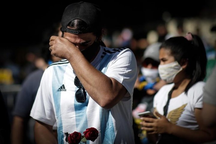 AFA decree seven days of mourning for Maradona