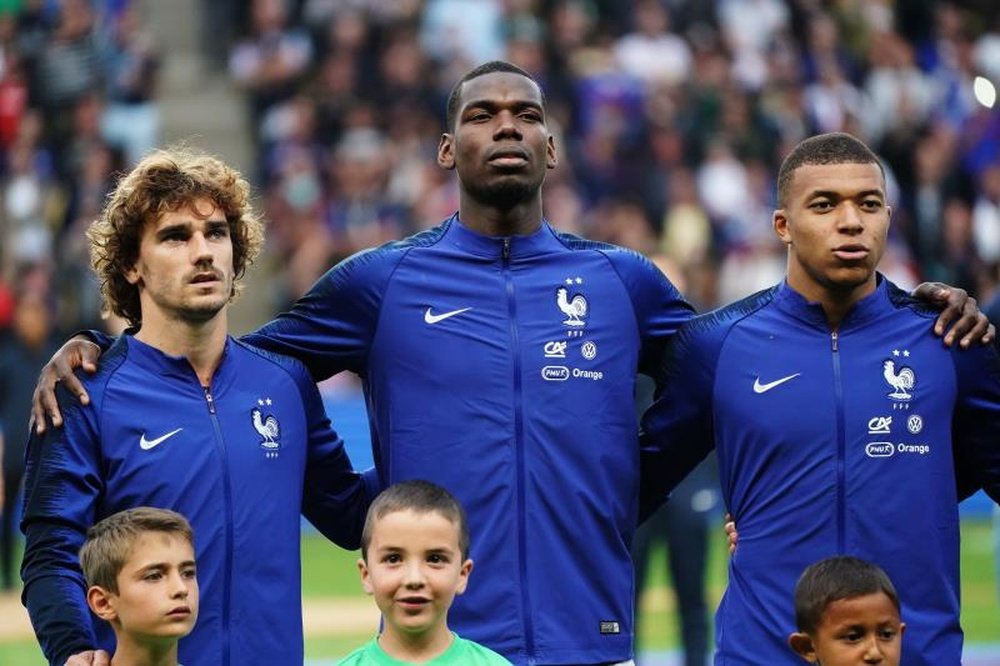 Pogba elogió a Griezmann y habló de su relación. EFE/EPA/EDDY LEMAISTRE/Archivo