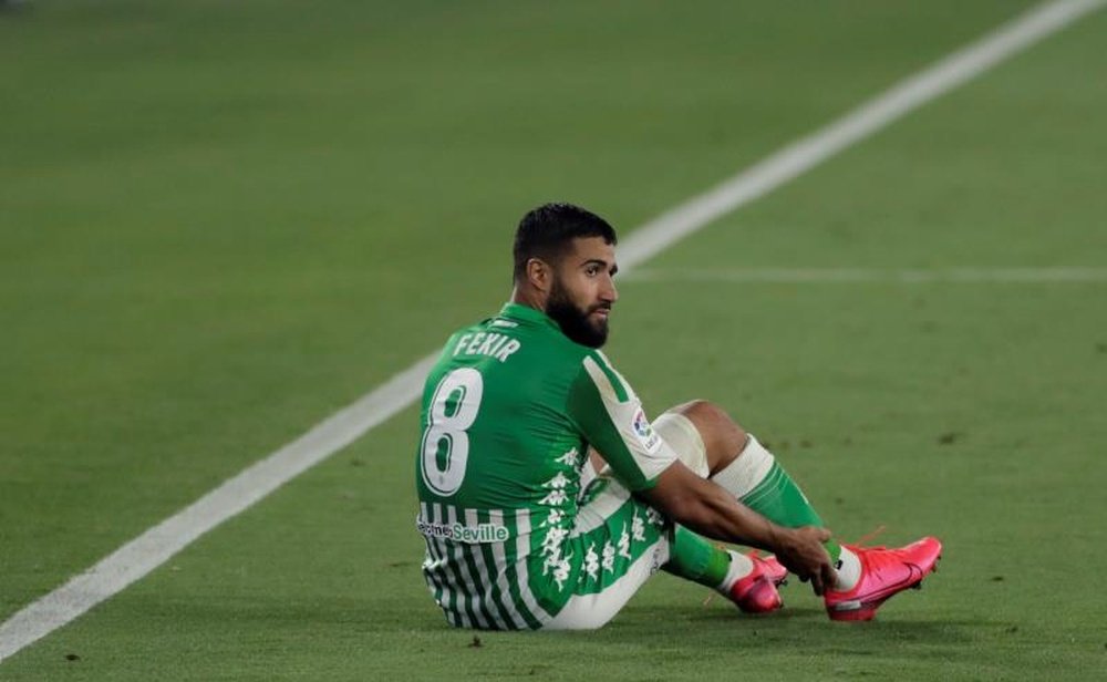 Meia do Betis, Nabil Fekir pode mudar de clube na próxima janela. EFE/Julio Muñoz/ArQUivo