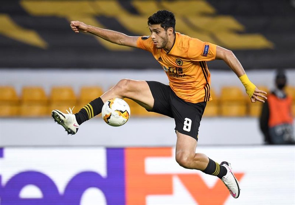 Raul Jimenez could be back within three months. AFP