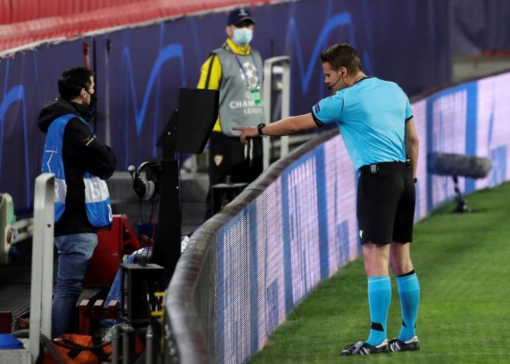 VAR be done off site in the Champions League for the first time. EFE