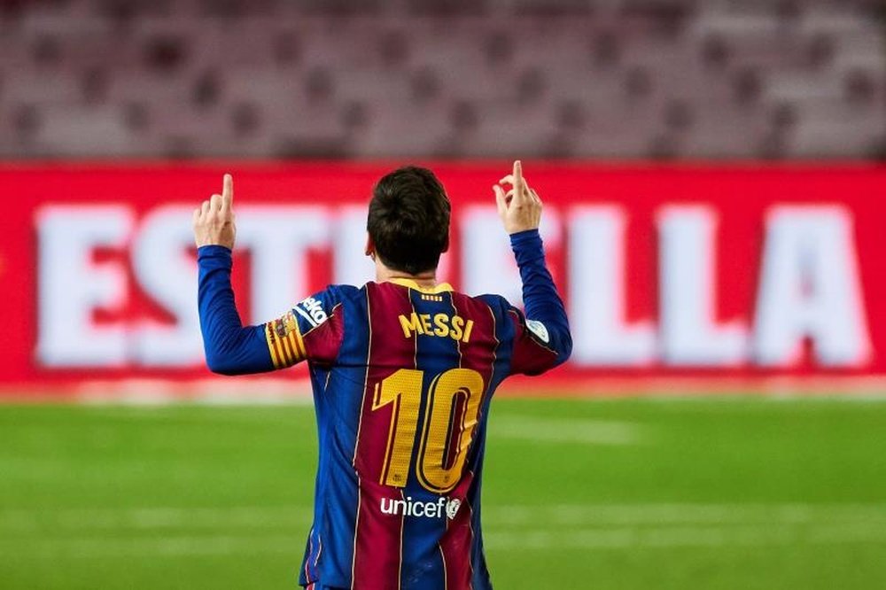 Messi busca el récord de Pelé. EFE