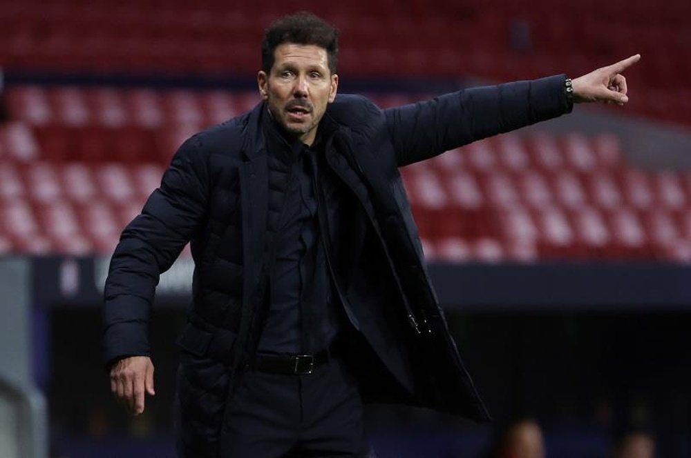 Diego Simeone said that the year has been tough. EFE