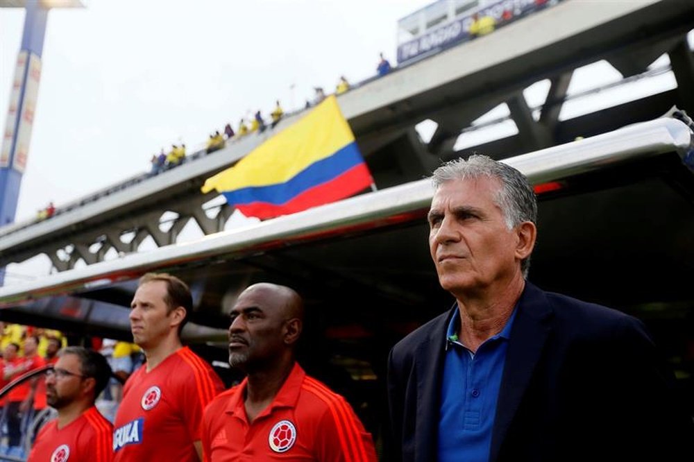 Queiroz leaves Colombia post after slow start to World Cup qualifying. EFE