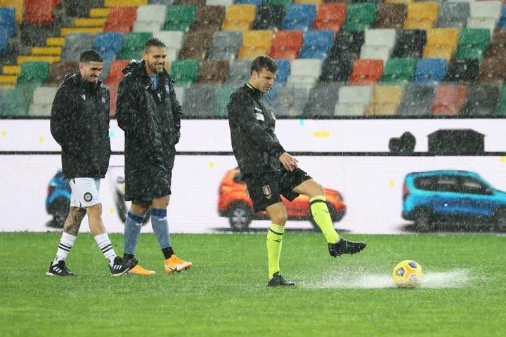 OFICIAL: el Udinese-Atalanta, aplazado por las fuertes lluvias
