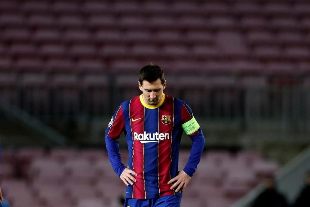 Messi reaccionará a la publicación de su contrato. EFE