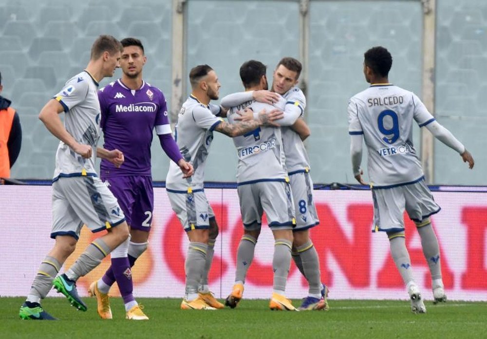 Fiorentina y Hellas empataron a penaltis. EFE