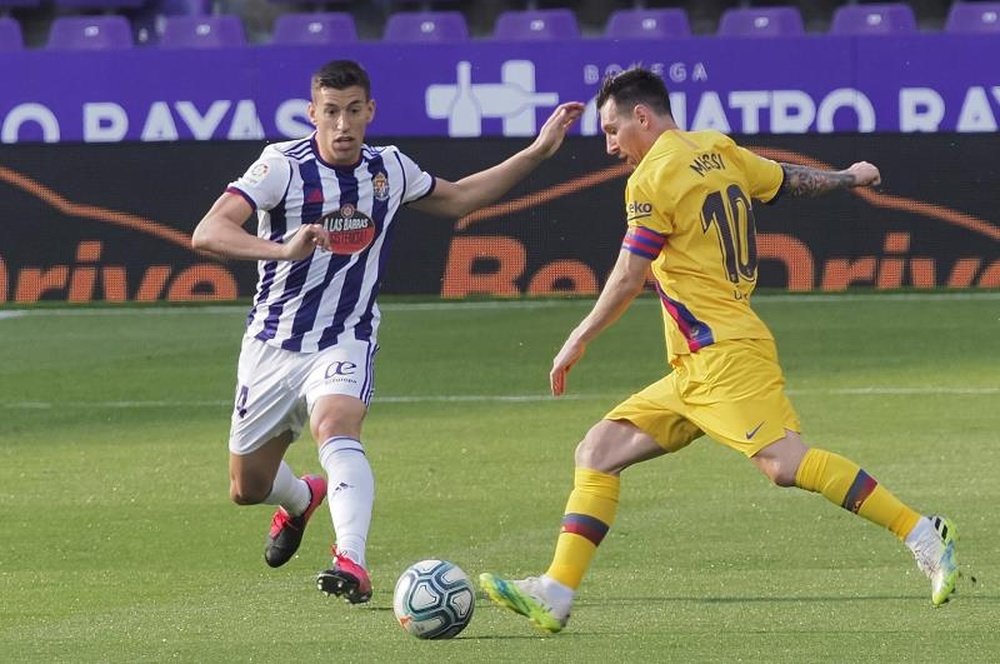 Les compos probables du match de Liga entre Valladolid et le FC Barcelone. EFE