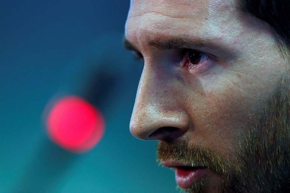 Messi est en Argentine pour passer un Noël express. EFE
