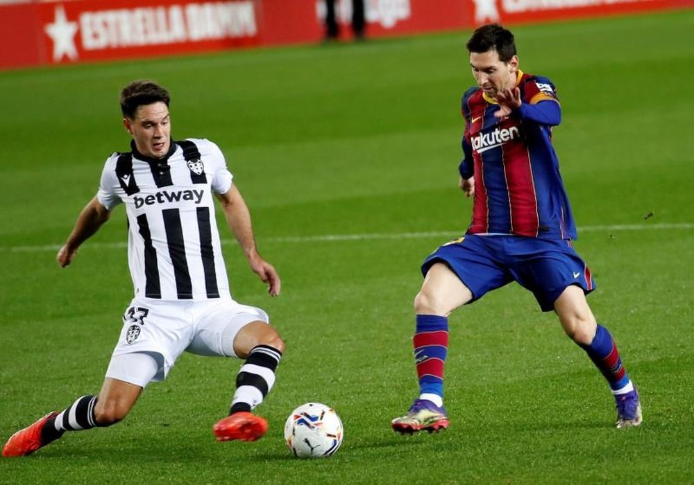 FC Barcelona's Leo Messi spoke about the MLS. EFE