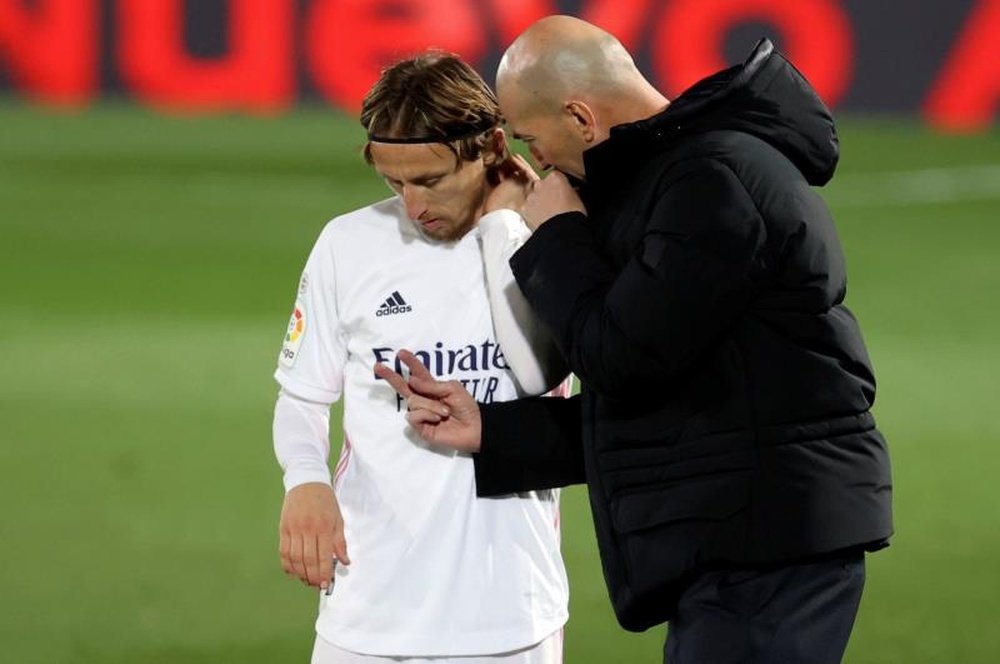 Zidane en dit plus sur les prolongations. EFE