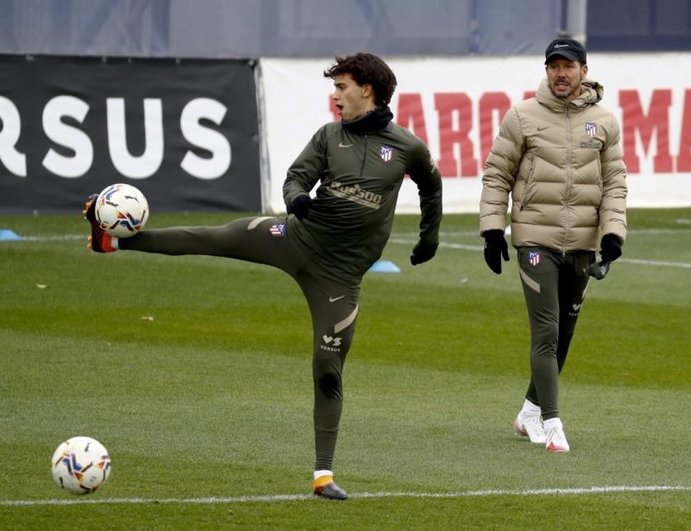 Diego Simeone fait le point sur Joao Félix. afp