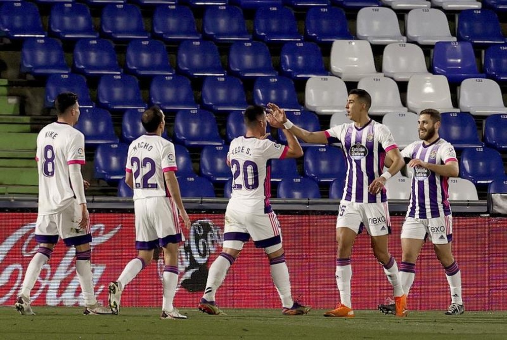 El Valladolid se impone al Rayo Vallecano por 3-1. EFE