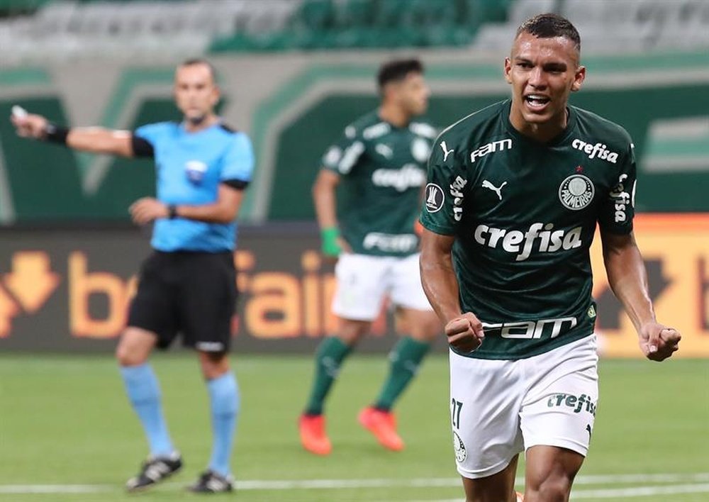Gabriel Verón, multado en Palmeiras. EFE