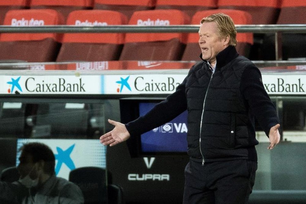 Koeman said that he needs competition in certain positions. AFP