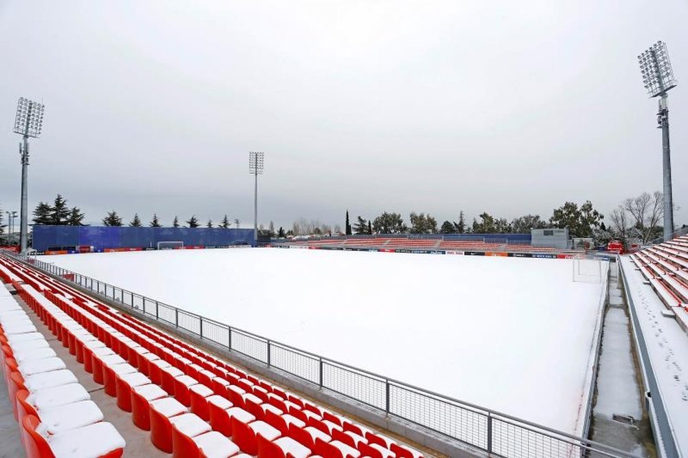 Veja os jogos afetados por conta da neve na Espanha. EFE/Atlético de Madrid