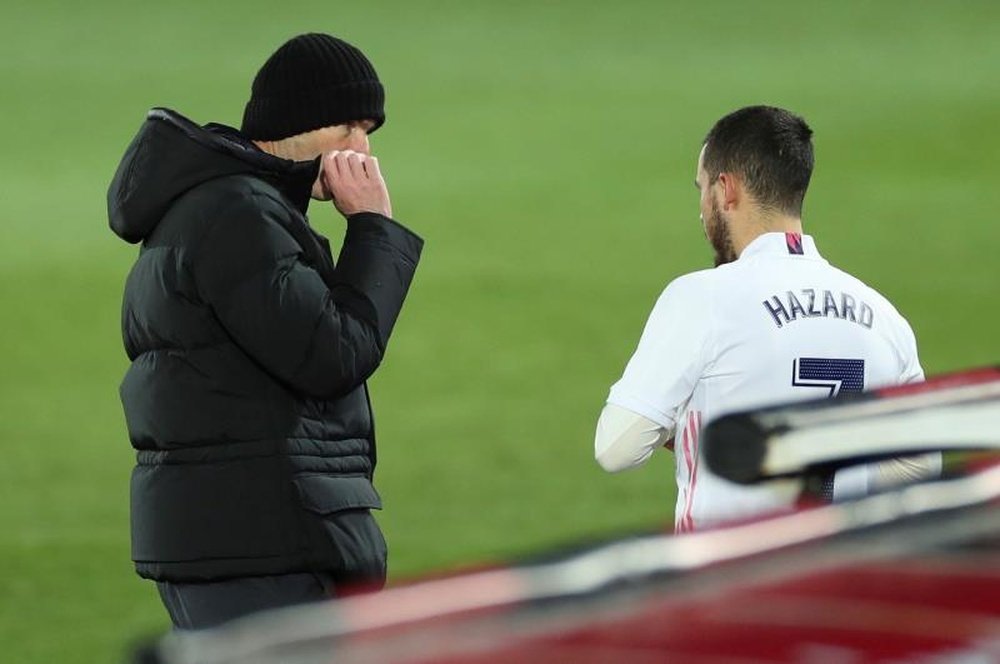 Hazard was absent from training once again. EFE