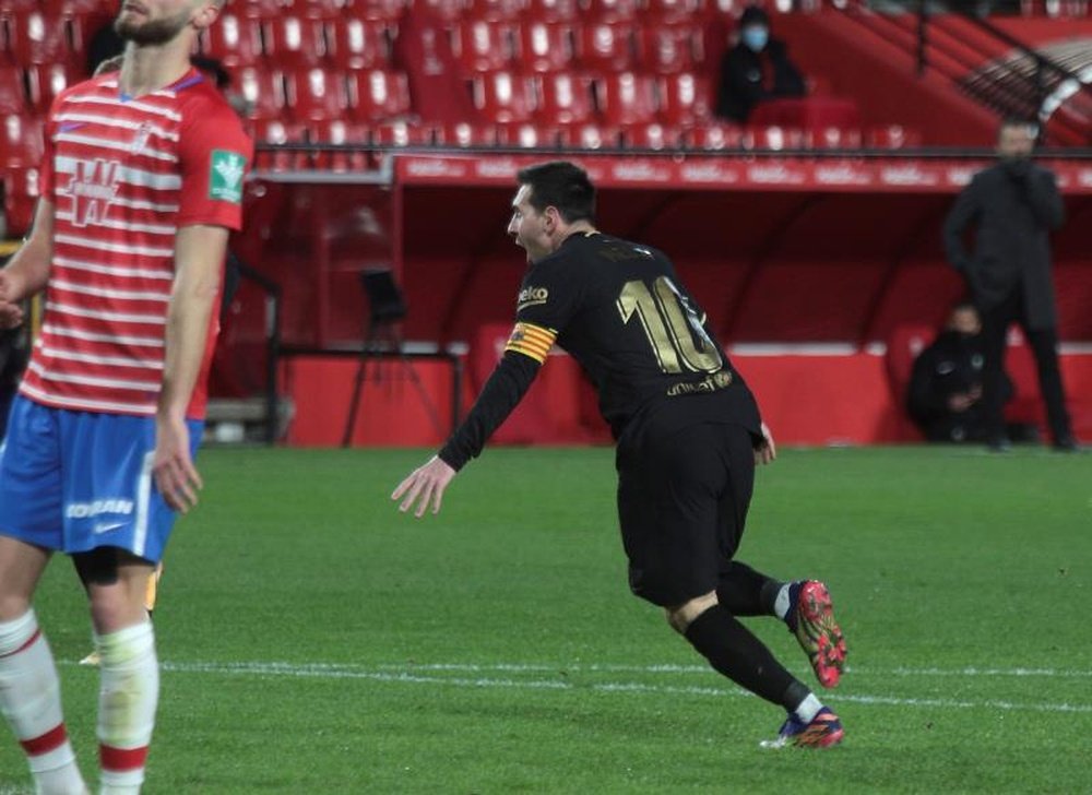 Messi llega a la Supercopa en un gran momento. EFE