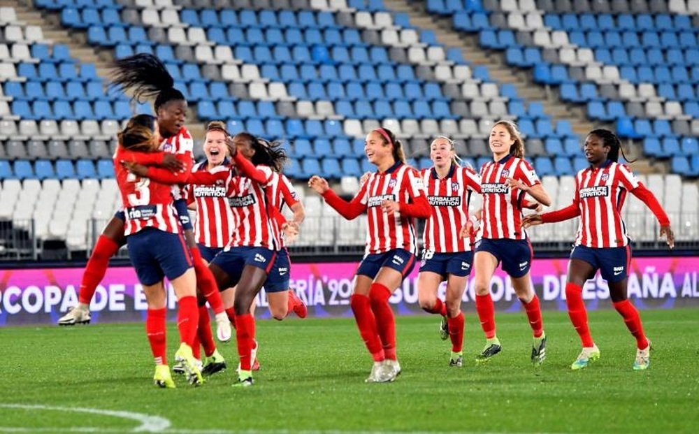 El Atlético, a la final de la Supercopa de España Femenina. EFE