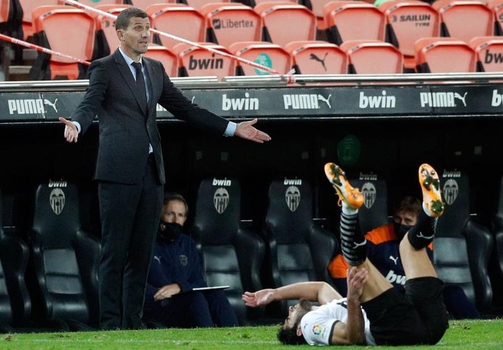 Javi Gracia habló tras la victoria. EE