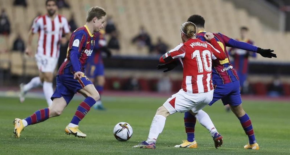Athletic performed well against BArcelona. EFE