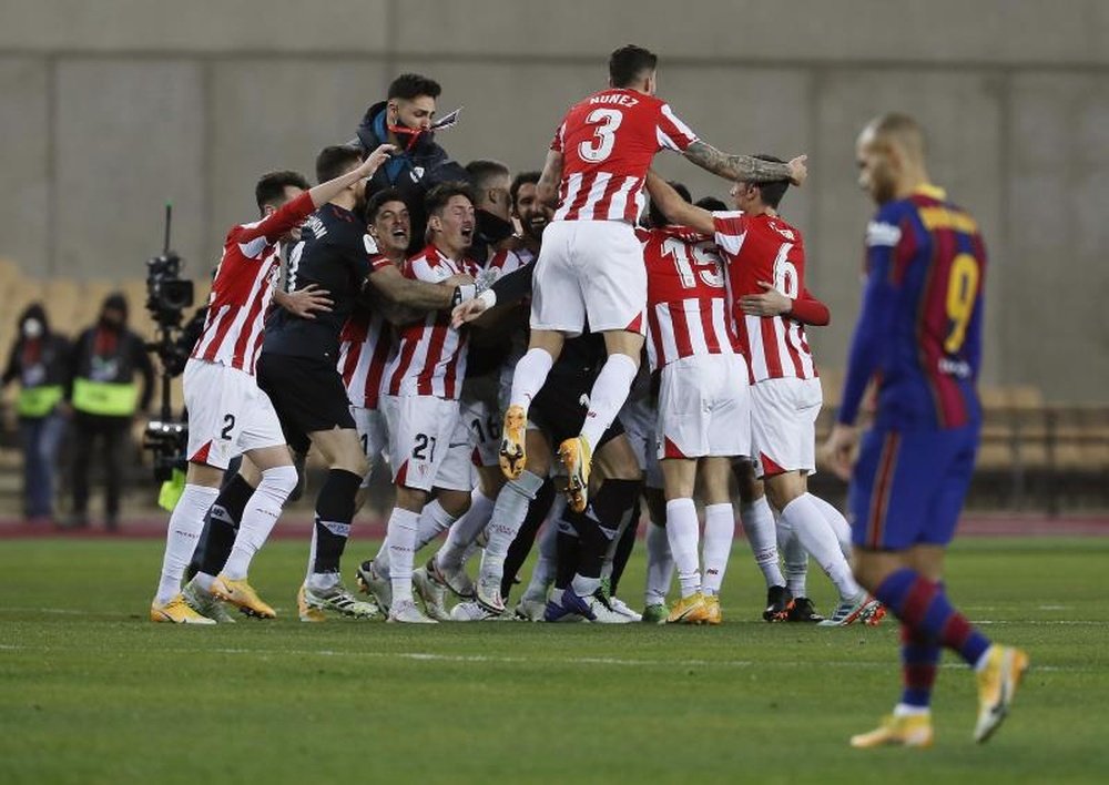 L'Athletic fait tomber le Barça et remporte la Supercoupe. EFE