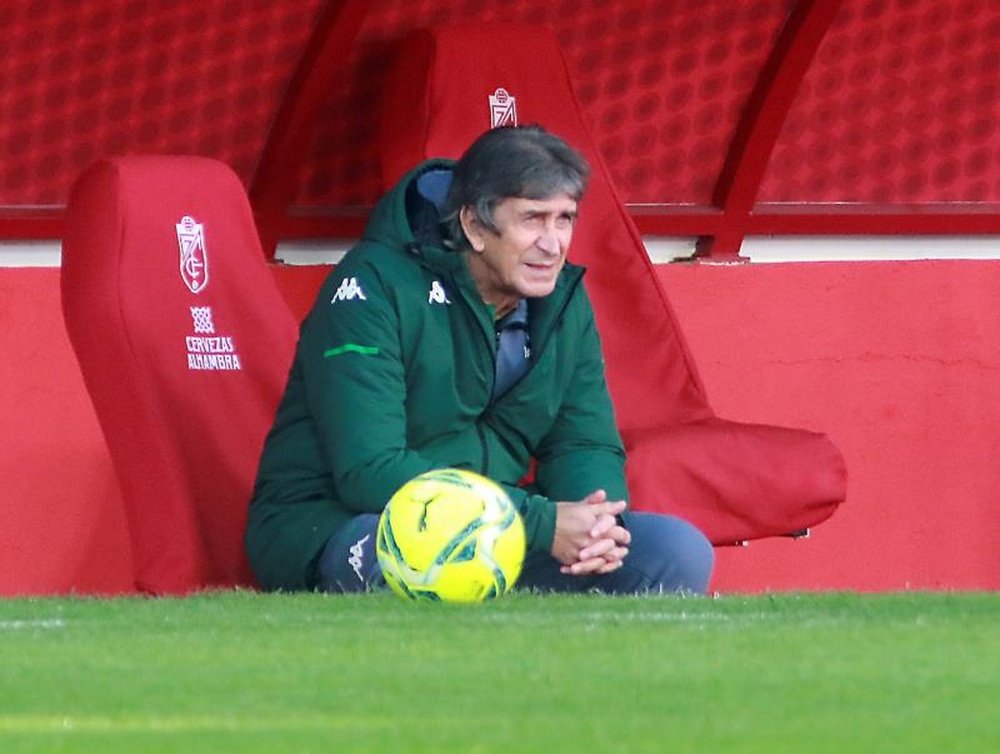 Betis coach Manuel Pellegrini spoke about the game. EFE