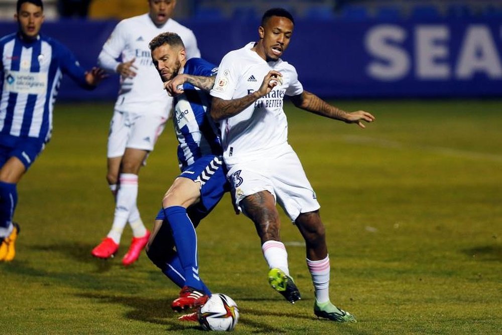 Alcayano pulled off the shock of the year against Real Madrid. EFE