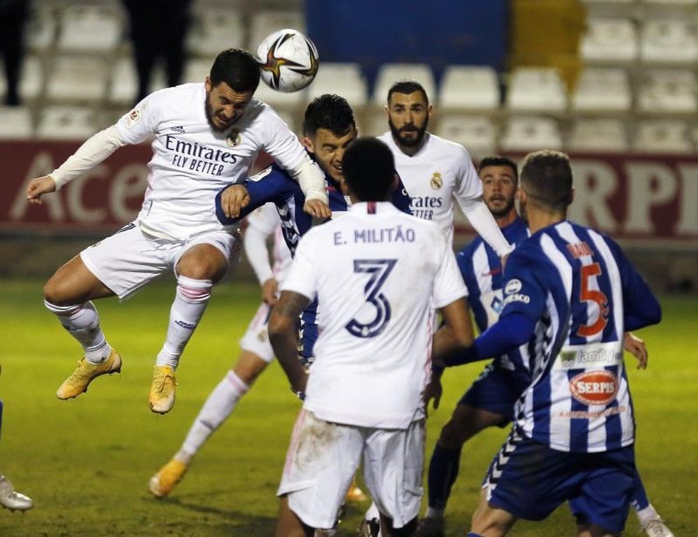 El Alcoyano eliminó al Madrid. EFE