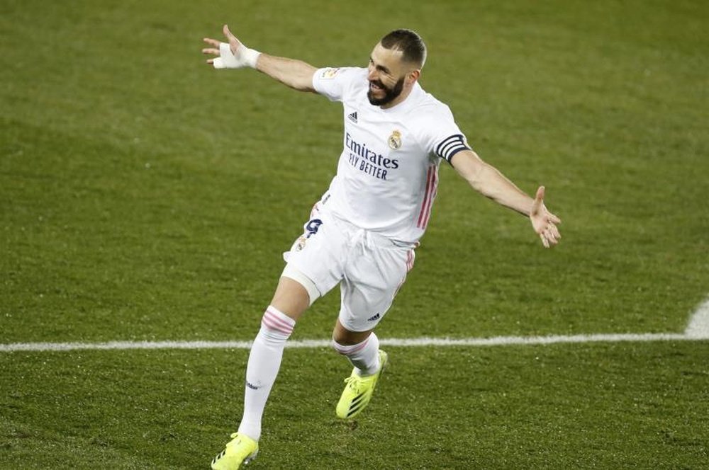 Benzema will be back for the derby. AFP